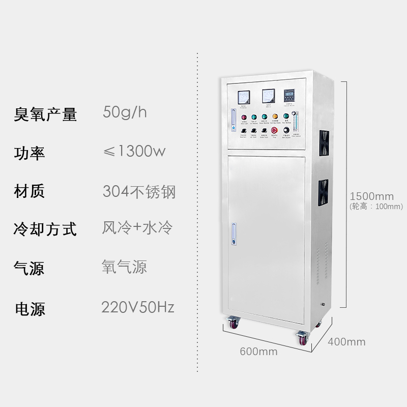 50g/h oxygen source ozone generator
